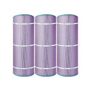 Hurricane Filters - HF8414-01P 3 Pack Platinum Purple Pool Filter Cartridge - Replacement for PWWCT150, Unicel C-8414, Filbur FC-1287, Waterway - 1 of 4