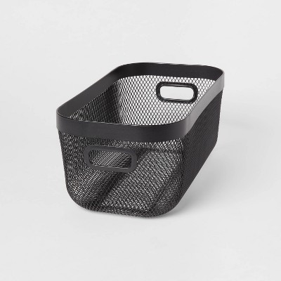 Metal Mesh Media Bin Black - Brightroom&#8482;