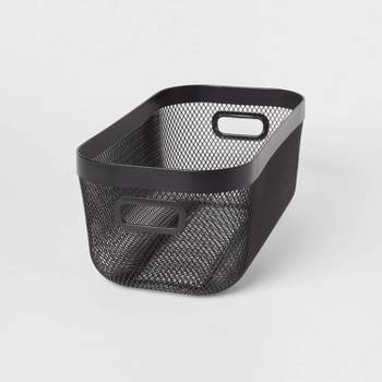 Metal Mesh Media Bin Black - Brightroom™