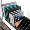 Stand Steady Line Leader Desktop Open Charging Station  Holds Up to 12 Devices - White - 4 of 4