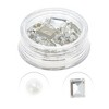 Unique Bargains Women's Fashion Rhinestone Nail Supplies Clear 1 Set - 3 of 4