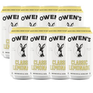 Owen’s Craft Mixers | Classic Lemonade | Handcrafted in the USA with Premium Ingredients | Vegan & Gluten-Free Soda Mocktail and Cocktail Mixer - 1 of 3