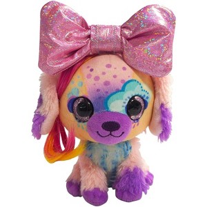 Little Bow Pets Regular 6" Plush Stormy Bow Pet (Pink Bow Dog) - 1 of 4