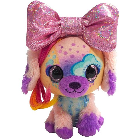 Little Bow Pets Regular 6" Plush Stormy Bow Pet (Pink Bow Dog) - image 1 of 4