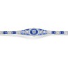 Guili Rhodium Plated Bracelet with Sapphire Cubic Zirconias, Luxurious and Graceful Jewelry for Effortless Charm and Everyday Refinement - 2 of 3