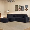 NicBex Modern Pull Out Sofa Bed Convertible Sleeper Sofa with Storage Ottoman and USB Port for Living Room - 3 of 4