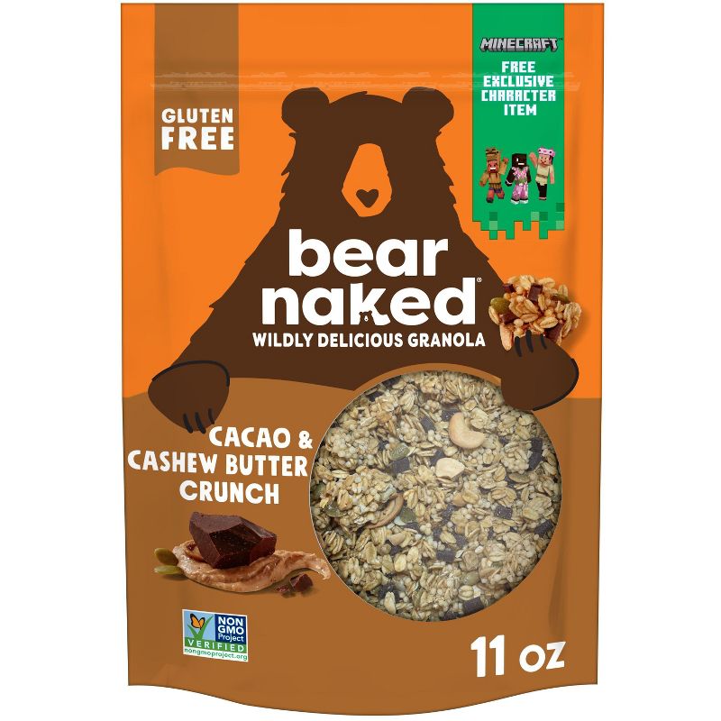 Bear Naked Cacao & Cashew Butter Soft Baked Granola - 11oz, 1 of 14