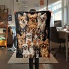 Chihuahua Print Flannel Fleece Blanket, Cute Puppy Pattern, Soft Nap Throw for Car Travel, Cozy and Warm, Christmas Gift. - 4 of 4