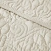 Sapphtopaz Classic Stitch Quilted Oversized Throw Blanket, 60"W x 70" Cotton-Filled Microfiber Throw Blanket for Couch or Bed - 2 of 3
