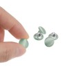 Unique Bargains Blouses Sweater Round Aluminum Cotton Fabric Cloth Covered Buttons 10 Pcs - 4 of 4