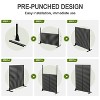 PexFix Outdoor Metal Privacy Screen Garden Fence Stripe Pattern Wall Applique - 4 of 4