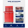 5-Drawer Rolling Tool Chest with Wheels & Detachable Top – Heavy-Duty Steel Toolbox for Garage, Workshop, or Warehouse with Lockable Drawers - 4 of 4