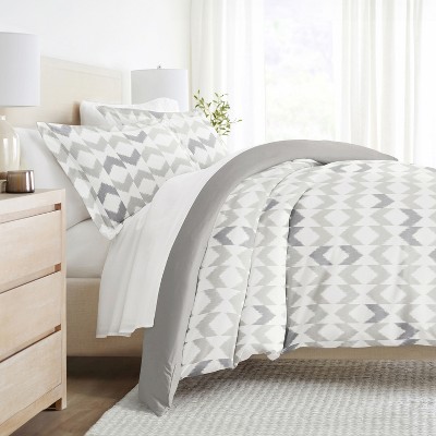 Chevron & Polka Dots Pattern Premium  3PC Duvet Cover & Shams Set, Ultra Soft, Easy Care - Becky Cameron