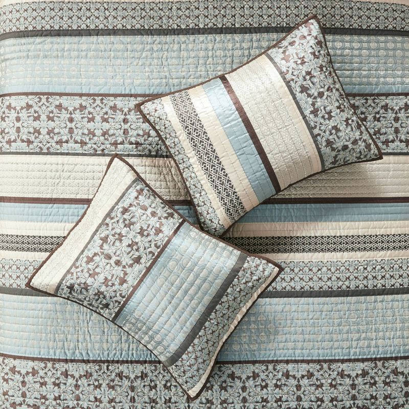 5pc Cambridge Reversible Quilted Coverlet Set - Madison Park, 6 of 12