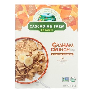 Cascadian Farm Organic Cereal - Graham Crunch - Case of 10 - 9.6 oz - 1 of 3