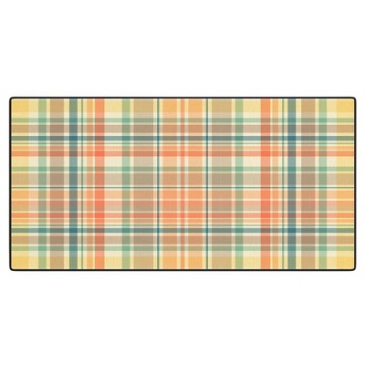 Sheila Wenzel-Ganny Pastel Country Plaids Desk Mat - Deny Designs