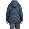 Lands' End Women's Outerwear Wanderweight Ultralight Packable Hooded Long Down Jacket - 2 of 4