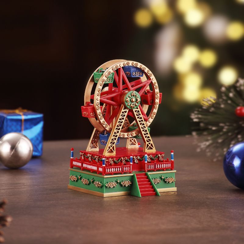 Mr. Christmas Animated Mini Carnival Music Box Christmas Decoration, 4 of 7