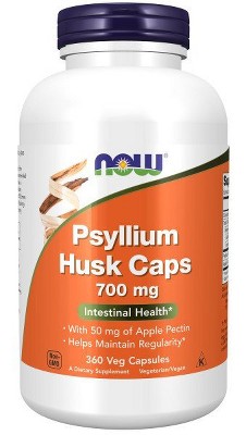 Psyllium Husk 700 mg by Now Foods  -  360 VegCap