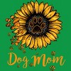 Men's Design By Humans Mother's Day Dog Mom Sunflower Paw By dodorindesign T-Shirt - 2 of 2