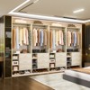 Aheaplus 30'' Freestanding Closet Organizer with Hanging Rods and Drawers, Closet System with Storage Shelves - 4 of 4