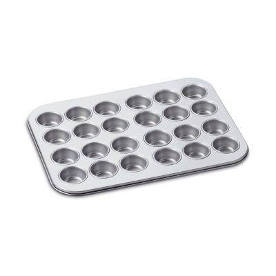 GoodCook 48-Cup Nonstick Steel Mini Cupcake and Muffin Pan, Gray