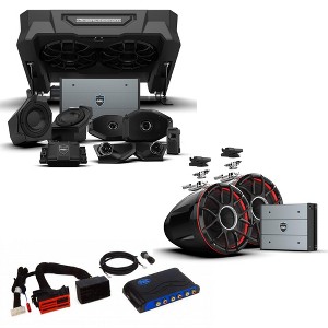 Wet Sounds JEEP-JL-LVL1-C - 1000 Watt 6 Speaker Audio Upgrade Kit and JEEP-JL-LVL2-T - 800 Watt Tower Speaker Audio Upgrade Kit Compatible with 201... - 1 of 4