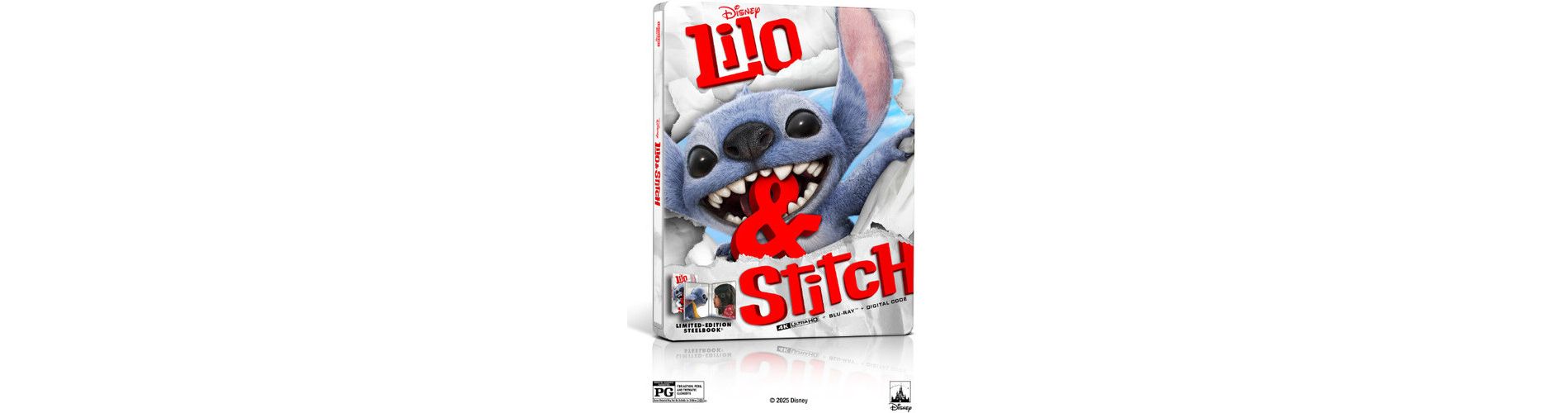 Lilo & Stitch (4K Ultra HD + Blu-ray + Digital Copy) (Steelbook) (4K/UHD)(2025)