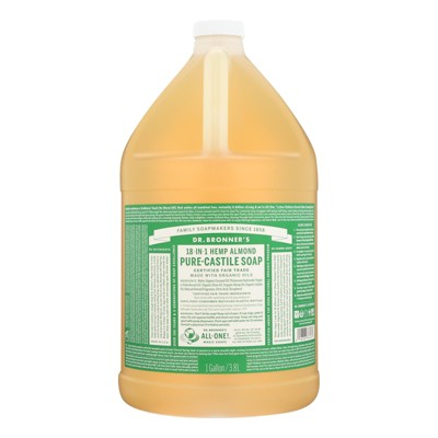 Dr. Bronner's Liquid Castile Almond Soap - 1 gal
