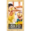 PosterPalooza | Photo Size Shabby Chic Yellow Frame - UV Acrylic, Foam Board Backing, Hanging Hardware - 2 of 4