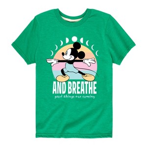 Boys' - Disney - Mickey And Breathe Short Sleeve Graphic T-Shirt - 1 of 4