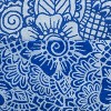 Round Floral Paisley Oversized 60" Cotton Beach Towel by Blue Nile Mills - 3 of 4