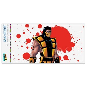 Mortal Kombat Klassic Scorpion Character Automotive Bumper Sticker - 1 of 4