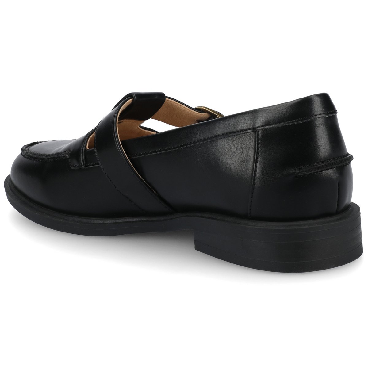 Женские туфли Journee Collection Journee Women's Corina Mary Jane Loafer, Black 8 — фото 7