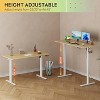 GALAXHERO 55 x 28 Inch Electric Standing Desk, Adjustable Height Sit-to-Stand Desk with 3 Memory Presets, Ergonomic Computer Desk for Home Office - 3 of 4