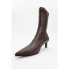 Lewin Brown Pointed Toe Stiletto Boot (Women) | Prologue Shoes - 3 of 4