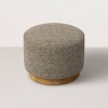 Round Ottoman with Plinth Base - Hearth & Hand™ with Magnolia - 2 of 4