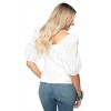 Women's Eyelet Crop Top - BUDDYLOVE - image 2 of 3