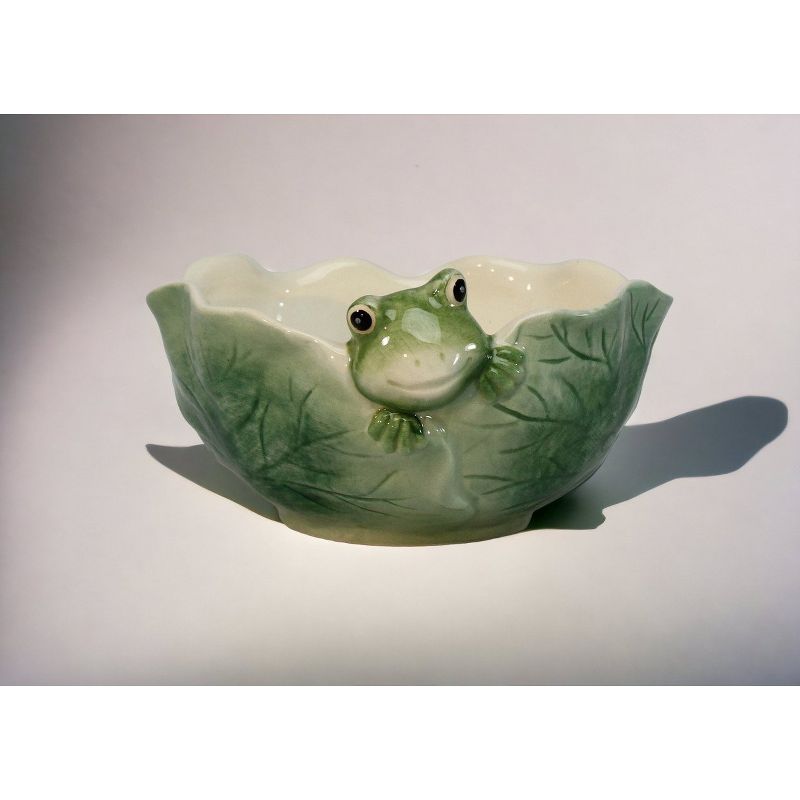 Kevins Gift Shoppe Frog in Lily Pad Candy Bowl, 2 of 8
