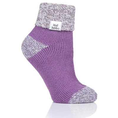 Women's Feather Cuff Sleep Socks