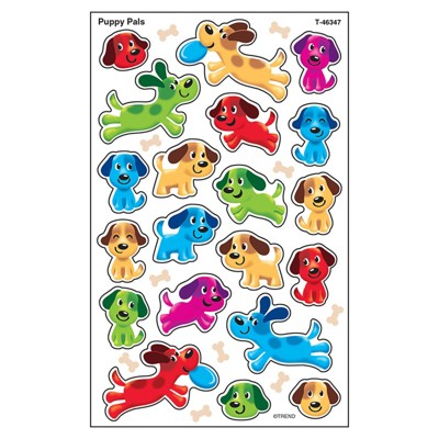 Trend Puppy Pals superShapes Stickers-Large, 160 ct (Pack of 6)