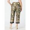 Roaman's Women's Plus Size Ultrasmooth Fabric Cropped Pant - 3 of 4