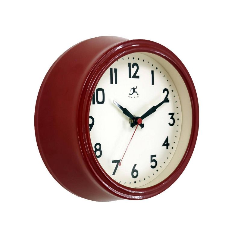 8.5" Retro Diner Wall Clock - Infinity Instruments, 5 of 8