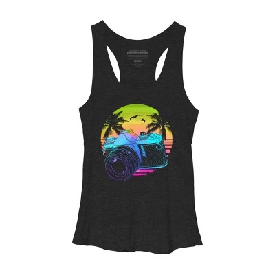 Women's Design By Humans Retro Photography By clingcling Racerback Tank Top