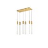 Elegant Lighting Weston 6 - Light Pendant in  Satin Gold - 2 of 4