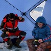 Pop-Up Ice Fishing Tent Insulated Windproof And Warm Available In Multiple Sizes For 4 To 6 People - 2 of 4