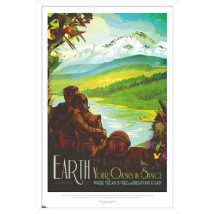 Trends International NASA - Earth Travel Poster Framed Wall Poster Prints - 1 of 4