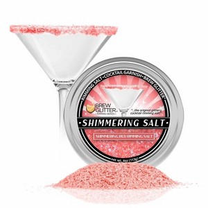 Brew Glitter Colorful Cocktail Rimming Glitter Salt Series (1x 4oz Tin) - 1 of 4