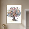 Art Remedy Butterfly Tree Colorful buterfly and flowers wall art Framed - 2 of 4