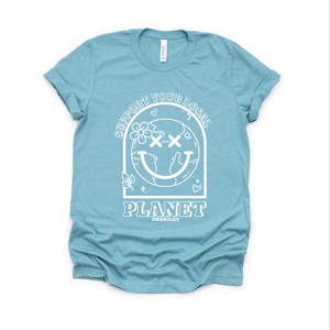Simply Sage Market S.W.Smiley Support Your Local Planet Short Sleeve Tee - 1 of 4